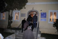 Nato smo se preselili v bližnjo Lokarjevo galerijo, kjer so razstavljene Jejčičeve grafike Nato smo se preselili v bližnjo Lokarjevo galerijo, kjer so razstavljene Jejčičeve grafike