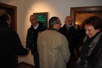 Gostitelj v Lokarjevi galeriji, predsednik DLUSP, Vladimir Bačič Gostitelj v Lokarjevi galeriji, predsednik DLUSP, Vladimir Bačič
