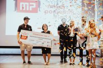 Mlada podjetnika leta 2017. Foto Jernej Kokol; vir: spletna stran mladipodjetnik.si