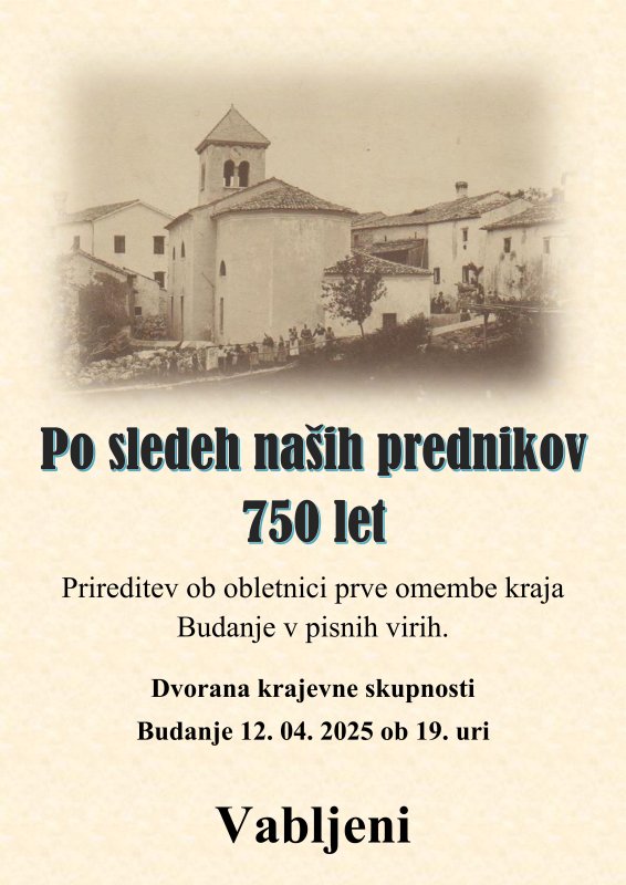 Budanje - po sledeh naših prednikov 