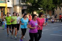 Tekači so na placu opravili priprave, trening je vodil Branko Lavrenčič. 