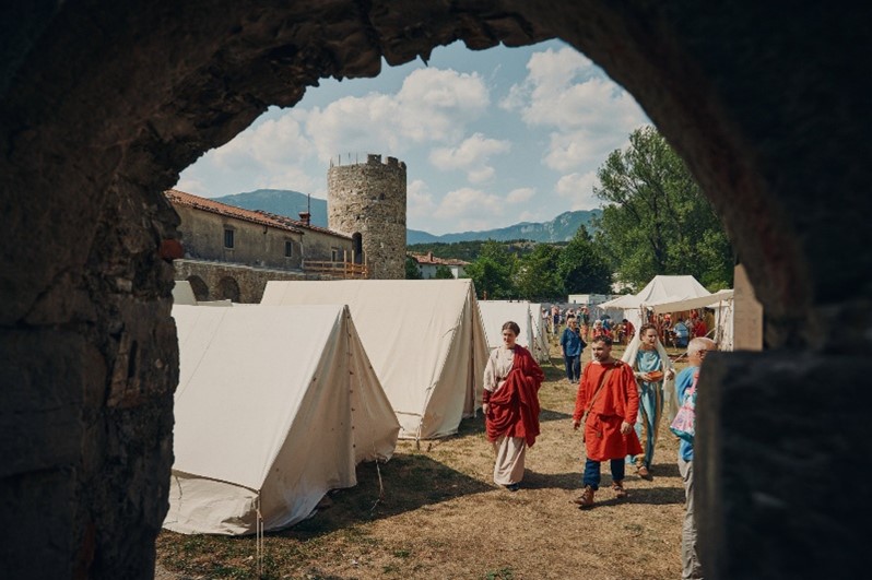 Festival poznoantične kulture Ad Fluvium Frigidum. Foto: Jan Čermelj, 