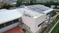 Gimnastična dvorana med veliko in majhno dvorano Športnega centra Ajdovščina 