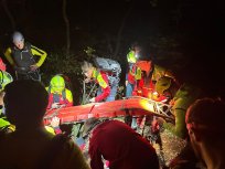 Ajdovska skupina Gorske reševalne službe Tolmin na intervenciji 