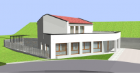 Tako bo izgledal dnevni center za starejše, Hiša dobre volje, v Palah v Ajdovščini. 