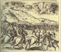 Janez Vajkard Valvasor - Bitka med Teodozijem in Evgenijem