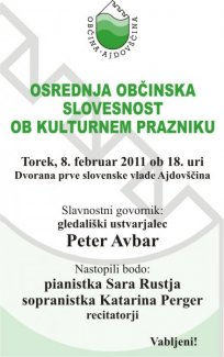 Kulturni praznik 2011 v Ajdovščini 