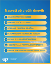 Navodila NIJZ za ravnanje ob vročih dneh.