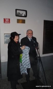 Odkritje spominskega obeležja Klemenčiču, 22. december 2010