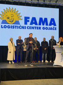 Odprtje logističnega centra Fama v Gojačah