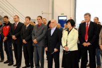 Dušan Kompara (Gorska reševalna služba), Miloš Bizjak, sekretar na MORS, Samo Kosmač, poveljnik CZ v naši regiji, Boris Balant, generalni direktor URSZR, župan Marjan Poljšak, Vera Kodrič, predsednica OZRK, mag. Dušan Črnigoj, predsednik upravnega odbora Primorja