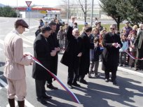 Otvoritev krožišča BIS v Ajdovščini, 26. marec 2008