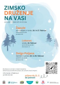 počitnice zimsko druženje