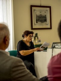 Projektantka Nada Gomilšek Curk; Foto Maj Blatnik 