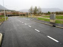 Poslovna cona Ajdovščina se je razširila na območje Rusen, s sklopu urejanja komunalne infrastrukture je bila zgrajena tudi električna polnilnica za avtomobile 