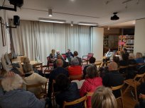 Predstavitev Pilonove monografije v Lavričevi knjižnici v Ajdovščini, november 2022 