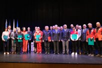 Prejemniki priznanj Civilne zaščite na regijskem sprejemu 7. marca v Ajdovščini 