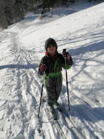 Veliko treningov opravijo tudi na tekaških smučeh.