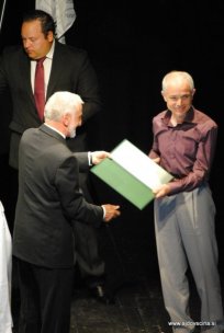 Stanko Čufer, prejemnik občinskega priznanja, 5. maj 2012