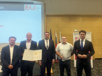 Prevzem priznanja je potekal na Dnevih javne uprave v Portorožu.