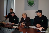 Tiskovna konferenca - ukrepi ob napovedi hude burje - 1. marec 2011