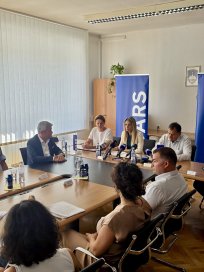 V sklopu priprav na zaporo je včeraj v prostorih Avtocestne baze Kozina potekala skupna novinarska konferenca